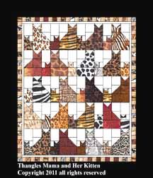 an image of a quilt made with animal prints