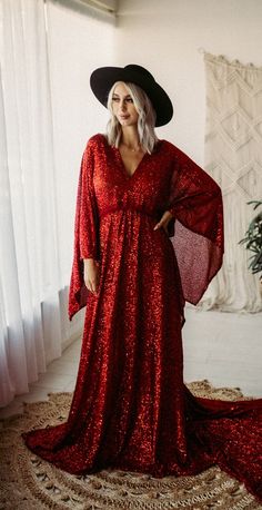 Elegant Red Carpet Sequin Dress With Contrast Sequin, Elegant Red Carpet Sequin Dress With Contrast, Sequin Dresses For Red Carpet And Party Season, Glamorous Red Carpet Dress With Contrast Sequin, Red Carpet Dresses With Contrast Sequin For Party Season, Sequin Maxi Dress For Fall, Fall Sequin Maxi Dress, Holiday V-neck Sequin Glitter Dress, Holiday V-neck Sequin Evening Dress