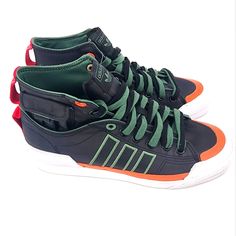 Adidas Originals Nizza Hi Dl Mens Shoes Size 7.5 No Box Orange High-top Sneakers With Vulcanized Sole, Orange High-top Skate Shoes With Rubber Sole, Orange High-top Lace-up Sneakers With Vulcanized Sole, Orange Vulcanized Lace-up High-top Sneakers, Orange Lace-up High-top Sneakers With Vulcanized Sole, Orange High-top Skate Shoes With Vulcanized Sole, Orange Low-top Sneakers With Elastic Laces, Orange Lace-up Sneakers With Elastic Laces, Orange Elastic Lace-up Sneakers