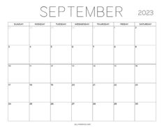 the printable june calendar is shown in black and white, with an empty space for notes