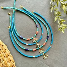 🌟 Designed for those who like to be original and looking for unique jewelry  ✅ 2 colours of beads are available ; light blue and dark blue 🍀 Handmade, adjustable bead necklace that you can use either alone or in combination with other necklaces 🎁 It is suitable for every day , it can also be purchased as a perfect gift for special days like Valentine's Day, Mother's Day, Christmas or Birthday gift 🧿 Turkish evil eye  The evil eye symbolizes protection from bad energy and envy in Turkish and Middle Eastern culture The evil eye bead is believed to bring good vibes and good luck, we hope it will give you the same feeling! 📦 Packing :  All necklaces are carefully packaged in jewelry pouches, you can keep the pouches as you wish for future use 📬 Shipping : Each package of jewelry is alrea Colorful Summer Jewelry, Evil Eye Pattern, Middle Eastern Culture, Heishi Necklace, Eye Gift, Gifts For My Girlfriend, Necklace Colorful, Eye Pattern, Clay Polymer