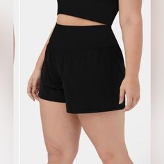 Nwot! High Waist Tummy Control Black Gym Bottoms With Built-in Shorts, Black Yoga Bottoms With Built-in Shorts, Black High Waist Athletic Shorts With Elastic Waistband, High-waisted Black Shorts With Wide Waistband, High-waist Black Shorts With Wide Waistband, Black High-waist Shorts With Wide Waistband, Black High Waist Shorts With Wide Waistband, Black Workout Bottoms With Built-in Shorts, Black High-waisted Athletic Shorts With Elastic Waistband