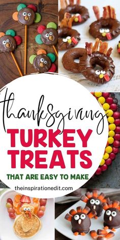 thanksgiving turkey treats that are easy to make