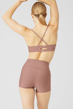 Here’s why the Intrigue Bra will be your new go-to: It’s made from our signature Airlift fabric for a supportive, snug fit that’s ready for everything from HIIT to headstands. The cut is simple but flattering, designed with a scoop-neck, adjustable straps that crisscross in back for extra lift, and a keyhole cutout. Wear it with sweats to cozy up at home, with matching Airlift leggings to make a cute set… Really, when won’t you reach for it? Knit Men, Yoga Bra, Back Women, Cute Sets, Wholesale Shoes, Alo Yoga, Knitting Women, Beauty Bag, Yoga Wear