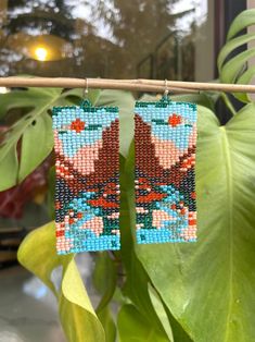 Mountains Bead Earrings Landscape Seed Bead Earrings Nature Earrings Rectangle Earrings Gift for Her Fringe Beaded Earrings Canyon Earrings - Etsy Ukraine Bohemian Rectangular Earrings With Colorful Beads, Colorful Rectangular Beaded Earrings As Gift, Rectangular Colorful Beaded Earrings As Gift, Bohemian Beaded Rectangular Earrings, Bohemian Rectangular Dangling Bead Earrings, Bohemian Rectangular Earrings With Dangling Beads, Bohemian Rectangular Beaded Earrings With Ear Wire, Bohemian Rectangular Beaded Earrings With Dangling Beads, Bohemian Multicolor Rectangular Beaded Earrings