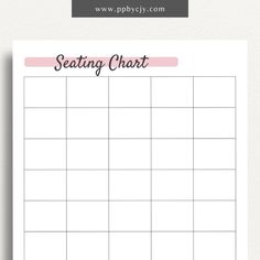 Classroom Seating Chart Printable Template – Digital Download for Organizing and Managing Student Seating Arrangements in the Classroom Classroom Seating Plan, Classroom Seating Chart Template, Grouping Students, Seating Chart Classroom, Table Seating Chart, Classroom Seating, Classroom Layout, Positive Learning, Seating Chart Template