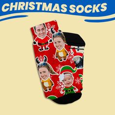 Personalize these comfy socks for your friends and loved ones and show appreciation for them this Christmas.We know how hard it may be to find a truly unique gift for your family and loved ones that he or she will actually like and will make you stand out from the crowd.Well, good news is that our socks do just that!Show your individuality by customizing these socks with multiple faces on a variety of cartoon bodies to choose from!You and your loved ones are truly unique so this gift should be n Cartoon Bodies, Customized Socks, Boss Christmas, Boss Christmas Gifts, Gifts For Your Boss, Cartoon Body, Parents Christmas, Face Socks, Christmas Gifts For Parents