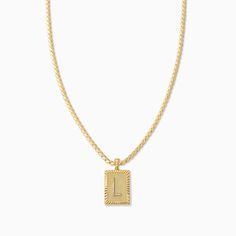 There’s nothing we love more than a personalized look, especially when it makes a statement. So naturally we’re obsessed with this bold Letter Chain Necklace. Pair this chain and pendant with your favorite dainty necklaces to really make an impact. For a fully personalized look, shop our Initial Jewelry. Letter Chain Necklace, Uncommon James, Gold Everything, Dainty Necklaces, Chain And Pendant, Gold C, Make An Impact, Gold Letter, Gold Chain Jewelry