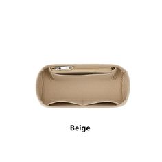 an image of a beige purse with the name belge written in white on it