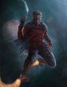 Guardians Of The Galaxy Fanart, Star Lord Costume, Hero Ideas, Phil Cho, Marvel Games, Superhero Villains