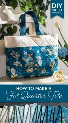 Sewing Patterns For Bags Free, Quilting Bags Patterns, Fabric Totes To Sew, Diy Quilted Bags And Totes, Purse Tutorial Sewing, Making Bags Free Pattern, Diy Bag Tutorial, Quilted Bag Sewing Pattern, Quilting Bags And Totes