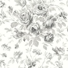 sample manon charcoal rose stitch wallpaper from the delphine collection by brewster 1 Classical Romance, Strip Wallpaper, Rose Stitch, Stitch Wallpaper, Stripped Wallpaper, Farmhouse Wallpaper, Rococo Furniture, Wallpaper Warehouse, Charcoal Wallpaper