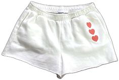 Pocket Size, Shorts With Pockets, White Shorts, Red And White, White, Red, Women Shopping, Color