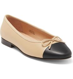 Jeffrey Campbell Arabesque Ballet Flat (Women) | Nordstrom Arabesque Ballet, Paris Outfit Ideas, Parisian Wardrobe, Neutral Heels, Parisian Women, Sophisticated Outfits, Chanel Inspired, Spring Capsule Wardrobe, Paris Outfits