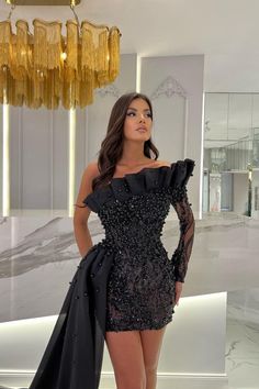 Matric Dance Dresses Unique, Long Sleeve Prom Dress Short, Best Formal Dresses, Dinner Dresses, Dinner Gown, Glamorous Evening Dresses, Luxurious Dress, Matric Dance, Classy Gowns