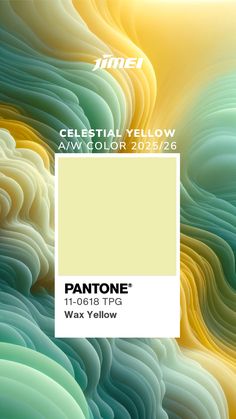 pantone's new color scheme for the year 2012 - 2016 is called, celestial yellow