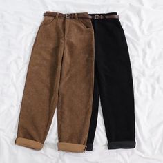 FREE SHIPPING ON ALL ORDERS OVER $50 | 100% SATISFACTION GUARANTEED Click "ADD TO CART" To Get Yours Now | Up To 60% OFF ✨ Arimonz Women Spring Corduroy Pants High Waist Vintage Wide Leg Pants is a fashion-forward silhouette that will keep you feeling cool and confident. An ankle-length cut with a high-rise waist is the perfect combination of retro inspiration and modern elegance, adding a feminine feel to any outfit. 📌 The Fabric Is Very Comfortable 📌 Made With Cotton  📌 100% Satisfaction Gu Cotton Pants Women, Dark Academia Clothing, Brown Streetwear, Corduroy Pants Women, Streetwear Pants, Harajuku Outfits, Cords Pants, Coffee Fashion, Casual Wide Leg Pants