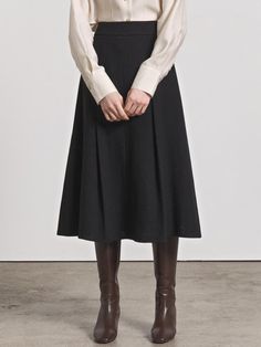 Composition : See the details pageColor : Black(BK2)_S,Black(BK2)_MCountry of Origin : KOREA Flare Skirt, The Details, Long Skirt, Composition, Wool, The Originals, Clothes For Women, Clothes, Black