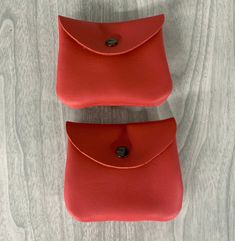 "This pretty light red rosary pouch/coin purse is made of genuine leather, it is not a bright red, but light color red. They have a soft and buttery feel, not a bit bulky, a medium thickness. They are handy to put in your purse, back pocket to carry small change for parking meters, cones, some even use for ear buds, rosary beads, jewerly, etc. Snaps easy . Some might have slight natural blemishes, but that makes them unique. I put a rivet on each side toward top to strengthen, along with stitchi Soft Leather Bags For Gifts, Rectangular Leather Coin Purse Ideal For Gifting, Rectangular Leather Coin Purse As Gift, Leather Wallet Pouch As Gift, Leather Pouch Wallet For Gift, Rectangular Pouch With Coin Pocket As Gift, Compact Leather Bag For Gift, Rectangular Leather Coin Purse For Gift, Compact Red Wallets Perfect For Gifts