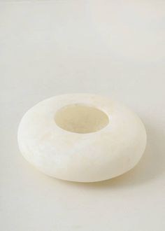 a white object sitting on top of a table