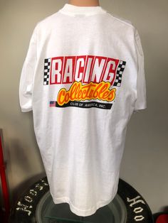 "New & unworn Racing Collectibles Club of America t-shirt from the early 90's. Size XXL single stitched tee in near mint shape, couple dirty spots from storage. Measures 26\" pit to pit, 26.5\" collar to bottom." Friends In Low Places, Rusty Wallace, Garth Brooks, Shirt Designs, Adult Outfits, Tops & Tees, Collectibles, T-shirt, Top Outfits