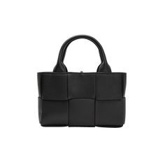 Bottega Veneta "Candy Arco" shoulder bag in  intrecciato grainy   calf leather  Rolled top handles; 3" drop Removable, adjustable shoulder strap; 18"-21.5" drop Can be worn as a top handle or shoulder bag  Open top with self-tie closure  Interior, one zip pouch  Removable zip pouch. Pouch,  6"W x 4"H x 0.13"D. Approx. 5.1"H x 7.9"W x 2.8"D Approx. weight 0.85 lb. Made in Italy Leather Shoulder Bag With Intrecciato Weave And Top Handle, Leather Top Handle Shoulder Bag With Intrecciato Weave, Rectangular Woven Leather Shoulder Bag For Work, Rectangular Intrecciato Weave Work Bag, Leather Bags With Braided Handles For Work, Leather Work Bag With Braided Handles, Leather Bag With Braided Handles For Work, Rectangular Work Bags With Braided Handles, Office Shoulder Bag With Intrecciato Weave And Double Handle