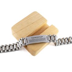 Our Brother-in-law Ladder Stainless Steel Engraved Bracelet is a beautifully handcrafted accessory that stands the test of time. This unique, tailor-made piece is the epitome of elegance, making it the perfect gift for birthdays, anniversaries, or to show appreciation to someone special. The message reads: I want you to believe deep in your heart that you can achieve anything you put your mind to. You will never lose; you either win or learn. Just go forth and aim for the skies. I can't promise Meaningful Engraved Bracelets For Promise, Meaningful Engraved Promise Bracelets, Personalized Stainless Steel Promise Bracelet, Engraved Stainless Steel Meaningful Bracelets, Meaningful Engraved Stainless Steel Bracelets, Engraved Stainless Steel Bracelets, Adjustable Stainless Steel Bracelet With Engraved Text, Adjustable Stainless Steel Bracelets With Engraved Text, Personalized Promise Bracelet With Meaningful Style