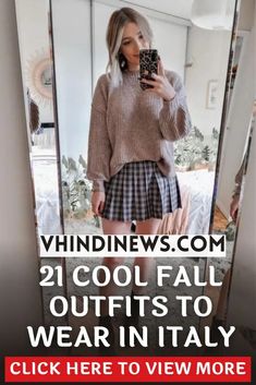 What to Wear in Italy in Fall: 21 Fall Outfits to Wear in Italy: Fall Trend 2024 47 Italy Fall Fashion 2024, Outfits To Wear In Italy, Fall Italy Outfits, Italy Fall, What To Wear In Italy, Womens Outfit, Branded Outfits, Fall Trend, Trend 2024