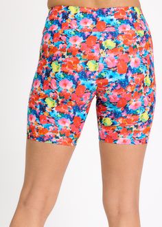 Mid-thigh Swim ShortsFit & Sizing High waisted Wide waistband sits just below your natural waist Inseam length 6.5" (Size S) For more fit and sizing info, check out our size chart Features Quick dry Designed to be worn over our favorite bikini bottom Care Rinse in cold water to wash off any chemicals, chlorinated water or saltwater Machine wash in cold water on gentle cycle Lay flat to dry in the shade Material 82% nylon 18% spandex Gusset - 100% polyester UPF 50 Summer Workout Bottoms With 5-inch Inseam, Multicolor Activewear With Built-in Shorts, Stretch Bottoms With Comfort Waistband And Short Leg, Stretch Shorts With Contoured Waistband And 5-inch Inseam, Stretch Shorts With Comfort Waistband And 5-inch Inseam, Stretch Comfort Waistband Shorts With 5-inch Inseam, Yoga Bottoms With Built-in Shorts And 5-inch Inseam, Fitted Workout Shorts With Comfort Waistband, Fitted Swim Trunks With Built-in Shorts For Workout