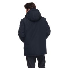 Stay warm and stylish this winter with our Rokka&Rolla Men's Parka Jacket Winter Coat with Fleece Hood. Featuring an adjustable fleece hood with a hood shield for extra protection, this coat ensures maximum comfort. It includes two zippered pockets and two snap pockets for secure storage. The ribbed cuffs, along with zipper and snap button closures, provide a snug fit against the cold. Perfect for braving the winter elements in style and comfort. Winter Sports Parka With Fleece Lining, Navy Windproof Functional Outerwear, Winter Outdoor Sport Coat With Fleece Lining, Navy Windbreaker For Winter Outdoor, Navy Windbreaker For Winter Outdoor Activities, Winter Sport Coat With Fleece Lining For Outdoor, Navy Winter Windbreaker For Outdoor Activities, Navy Windbreaker For Outdoor Winter Use, Weatherproof Hooded Outerwear For Cold Weather