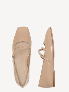 With an adjustable zig-zag strap and squared-off toe, The Zoe combines the best of a ballet flat and a Mary Jane. We made it from a softer-than-usual patent leather, so it feels great even as it maintains a clean, structured shape. Elegant Square Toe Flats For Everyday, Elegant Everyday Flats With Square Toe, Chic Spring Ballet Flats With Buckle Closure, Formal Square Toe Ballet Flats For Spring, Formal Spring Square Toe Ballet Flats, Spring Patent Leather Ballet Flats With Almond Toe, Spring Patent Leather Flats For Office, Modern Square Toe Ballet Flats For Spring, Spring Ballet Flats With Removable Insole And Square Toe