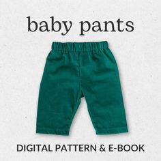 In as little as one hour, you can sew these gender-neutral and easy-to-sew baggy pants for babies and toddlers! Make this beginner sewing pattern with cotton, corduroy, or linen fabrics for every season. These pants have no side seams, so they are comfortable for boys and girls and have enough space in the seat for diapers. We look forward to seeing what you create! PRODUCT NAME: Banksia Pants (Sizes up to 2 years) GENDER: Suitable for boys and girls SKILL LEVEL: Beginner DESIGN FEATURES: ★ Full Baggy Pants Pattern, Pants Tutorial, Sewing Guide, Beginner Sewing Patterns, Sewing Baby Clothes, Linen Fabrics, Beginner Sewing, Clothes Sewing, Baby Pants