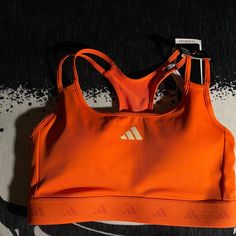 Size Xs In Women, Brand New :) Functional Orange Sports Bra For Workout, Orange Sporty Sports Bra For Gym, Orange Athleisure Sports Bra For Workout, Sporty Seamless Orange Top, Functional Fitted Orange Sports Bra, Orange Fitted Functional Sports Bra, Sporty Orange Seamless Top, Fitted Orange Functional Sports Bra, Orange Athleisure Sports Bra Medium Support