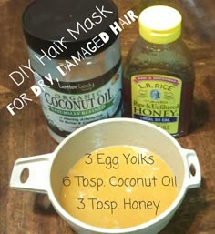 Hair Masks For Dry Damaged Hair, Damaged Hair Diy, Hair Mask For Damaged Hair, Coconut Oil Hair Mask, Skin And Hair Care, Hair Care Regimen, Coconut Oil Uses, Diy Hair Mask, Homemade Beauty