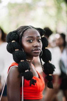 Black Beauties | This year, attendees are stepping out in what we think is some of the best street style beauty moments we've seen all summer. Juneteenth Photoshoot, Hair References, Hair Reference, African Beauty, Black Love, Beautiful Black Women, Beauty Photography