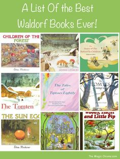 children's books are featured in this collage with the title, a list of the best waldo books ever