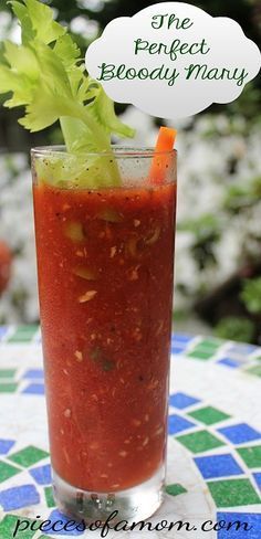 The Perfect Bloody Mary - Just the right amount of spice and kick. Serve it for brunch or early evening cocktails. Whatever the occasion, it's a crowd pleaser! Blood Mary, Early Evening, Oreo Dessert, Milkshakes, Crowd Pleaser