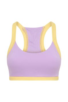 Race you to the top. Our BECCA Two Tone Cropped Sports Bra is designed with a cropped length, fully-lined, bodycon fit, wide straps and the option to remove the bust cups, making it a perfect choice for high impact sports or simply supportive for lounging. We’ve also incorporated our silicone MESHKI logo detailing throughout and our ultra soft FLEXI Butter fabrication for a supportive fit. Everyone at HQ is pairing this with our Alexandra Oversized Button Up Shirt and Taleah Two Tone Shorts to c Sports Crop Top With Adjustable Straps, Yellow Crop Top With Built-in Bra, Bra Friendly Crop Top With Wide Straps For Sports, Athleisure Crop Top With Adjustable Straps For Sports, Athleisure Sports Crop Top With Adjustable Straps, Sporty Crop Top With Adjustable Straps And Scoop Neck, Fitted Sporty Crop Top With Wide Straps, Sporty Cropped Tops With Adjustable Straps, Sporty Crop Top With Adjustable Straps And Medium Support