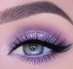 Purple Eyeshadow Looks, Purple Smokey Eye, Dance Makeup, Purple Lipstick