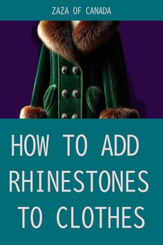 how to add rhinestones to clothes by zaza of canada book review and giveaway