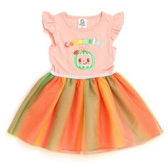 Get your little one ready to sing along to the toe-tapping rhythms of Cocomelon with this Cocomelon Tulle Dress! Your child will love singing and dancing to Cocomelon’s fun 3D animation videos of both traditional nursery rhymes and their own original children’s songs in this awesome gear featuring lovable characters like baby JJ and his family and friends. Your little one will look so adorable in this cute and stylish sleeveless dress that they will always want to wear it! Cocomelon Outfit, Cocomelon Birthday Outfit, Cocomelon Birthday Dresses, Cocomelon Custom Outfits, Cocomelon T Shirt, Baby Tulle Dress, Traditional Nursery Rhymes, Baby Girl Tulle Dress, Dress Logo