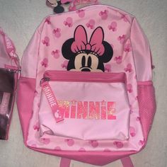 Disney Minnie Mouse Backpack Pink Disney100 Mickey Mouse Cute Adorable Glitter Sparkling Disney Minnie Mouse Backpack, Disney Minnie Mouse Standard Backpack, Cute Minnie Mouse Backpack For School, Pink Minnie Mouse Backpack For Disney Trips, Pink Minnie Mouse Standard Backpack, Mickey Mouse Cute, Cute Minnie Mouse, Mouse Cute, Disney Cute