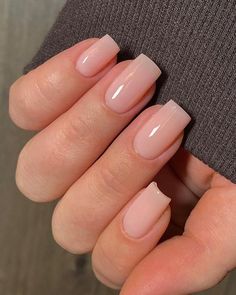 Winter Nails Acrylic, Simple Gel Nails, Her Nails, Casual Nails, Work Nails, Pink Nail, Pink Acrylic Nails, Neutral Nails