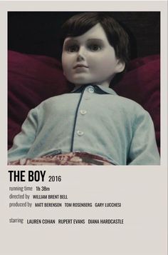 the boy movie poster with an image of a doll