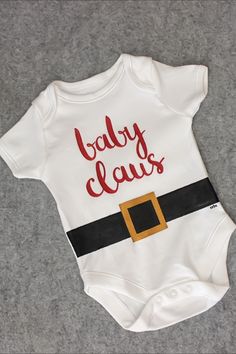 Christmas Onesie Baby, Cricut Baby Onesie Christmas, Playful Christmas Onesie For Holiday, Playful Christmas Onesie, Personalized Christmas Shirts, Custom Baby Onesies