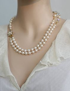 Pearl Bridal Necklace, Vintage Necklace,Victorian Bridal Jewelry, Wedding Necklace,Swarovski Crystal Vintage Bridal Necklace, Gold Bridal Necklace, Red Coral Necklace, Crystals Necklace, Bridal Pearl Necklace, Necklace Swarovski, Swarovski Crystal Necklace, Pearl Bridal, Ivory Pearl