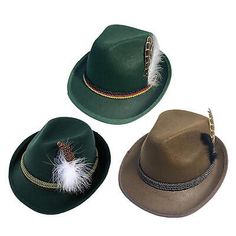 ad eBay - Adult German Alpine Hat Bavarian Oktoberfest Tyrolean Costume Hat with Feather - Buy Now, click the link (eBay) Bavarian Hat, German Hats, Hat With Feather, Theatre Costumes, Costume Hats, Charm Gift, Buy Now, Accessories Hats, Shoe Accessories