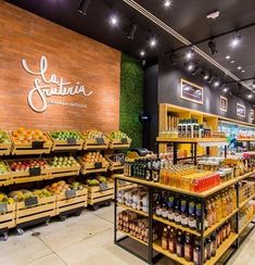 a store filled with lots of different types of food