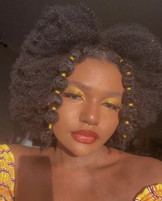 Cute Afro Styles, Alt Natural Hairstyles, Kawaii Black Hairstyles, Hairstyles For Black Women Quick, Kawaii Afro Hairstyles, Quick Braided Hairstyles For Black Women, Black Alt Protective Hairstyles, Star Hairstyle, Black Alt Hairstyles Braids