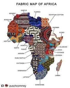 the map of africa with all its major cities and their respective flags on it's side